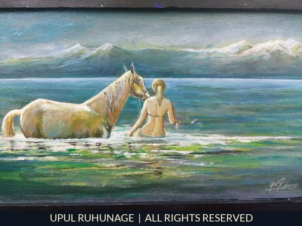 Wild Horses at the Shore