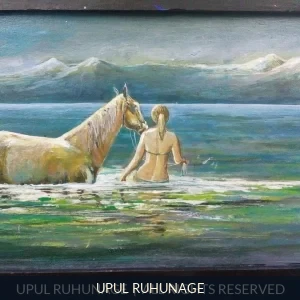 Wild Horses at the Shore