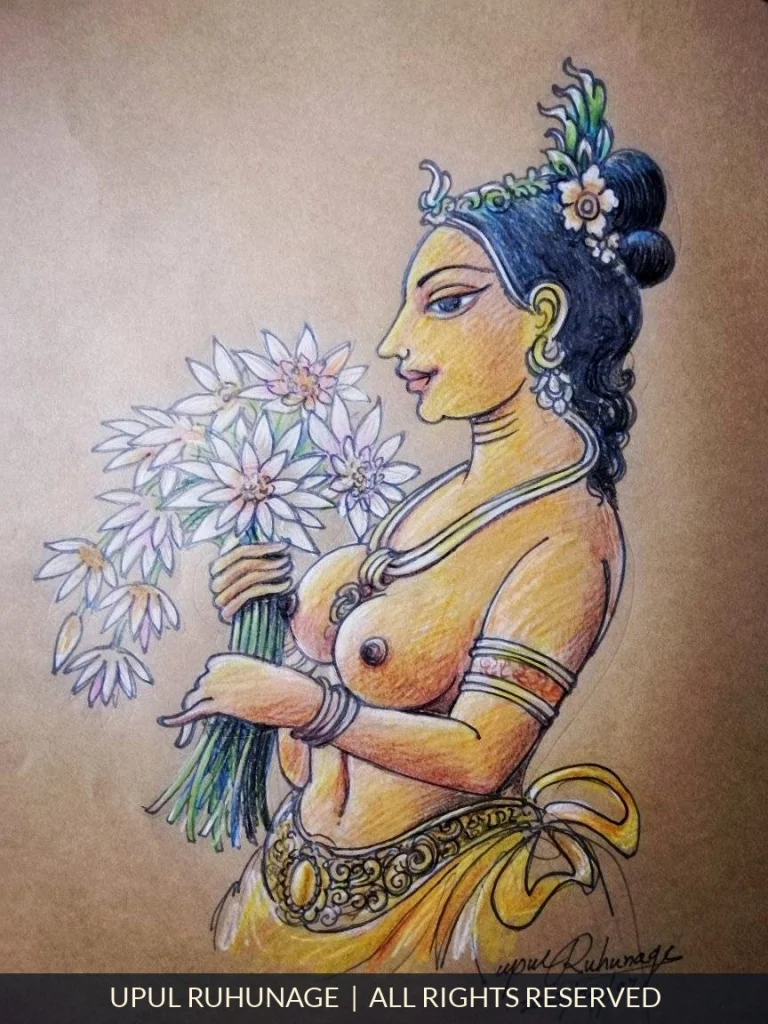 Blossoms in Her Hands